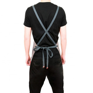 Tablier de barbier en cuir fait main avec poches, tablier de haute qualité - Product Image 6