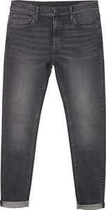 Jean en denim brut coupe droite style vintage japonais spécial Mattella 21oz avec liseré rouge coupe motard coupe-vent pour homme - Product Image 4