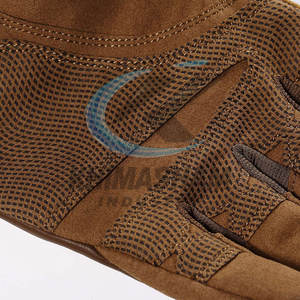 ถุงมือมอเตอร์ไซค์หนังคุณภาพสูงสำหรับกิจกรรมกลางแจ้ง ระบายอากาศได้ดี กันลื่น สายรัดข้อมือปรับได้ ปลอดภัยสำหรับการแข่งขัน รองรับหน้าจอสัมผัส - Product Image 6