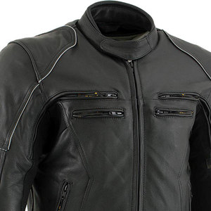 Men Leather Jeans <b>Jacket</b> Casual Real Genuine Leather Button All time Favorite Western Trucker Leather <b>Jacket</b> - Product Image 4
