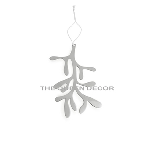 Handcrafted Tree Christmas Ornament Garden Decorative Hanging Accent Crafts Metal Christmas Objects Fabric Santa Clause Electric - Product Image 5