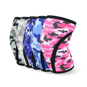 Genouillère en néoprène personnalisée GAF 7 mm respirante avec protection professionnelle et antidérapante pour la musculation et le powerlifting - Product Image 3