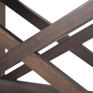 Tavolino stretto Kitchener in noce caldo marrone per comodini - Product Image 4