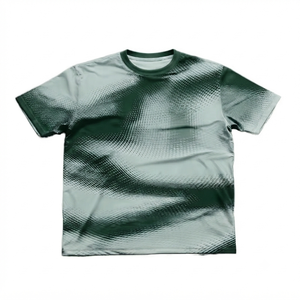 Best High Quality Men's Formal T Shirt 100% Polyester Solid Pattern Loose Fit Canvas Anti-Wrinkle Quick Dry Breathable Short - Product Image 5