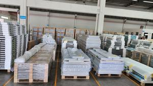 Instalaciones de Biotech y apertura de pared de taller 1500*2100mm Puerta abatible doble de acero con panal de aluminio - Product Image 6