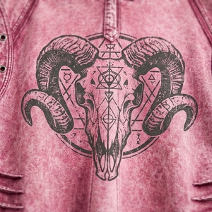 Chaleco sin mangas con capucha para hombre, diseño personalizado con efecto desgastado, estampado geométrico, estilo gótico, informal, para verano - Product Image 5