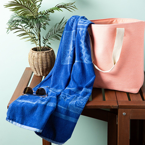 Toalla de Playa Moderna de Lujo, Ligera, de Algodón/Poliéster, de Alta Absorción, para Todas las Estaciones, para Natación y Entrenamiento - Product Image 4