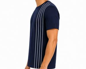 ผู้ผลิตเสื้อยืดคอตตอนพรีเมียมสำหรับผู้ชาย รับผลิตแบบ OEM ODM แบรนด์ส่วนตัว คอกลม สไตล์ลำลอง สตรีทแวร์ ผลิตจำนวนมาก - Product Image 3