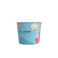 Personalizado IML 210ml 200g pequeño plástico PP helado duro Parfait taza bañera contenedor