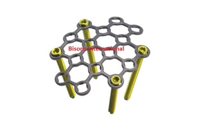 BISONS Placa de malla de titanio médica manual al por mayor para rótula, sistema de bloqueo de 2.4/2.7mm, 16 orificios - Product Image 3