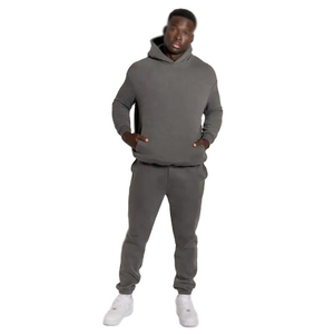 Nouvelle Arrivée Survêtements de Sport Décontractés à Capuche Imprimés et Unis pour Hommes, Idéaux pour l'Extérieur et la Maternité Hivernale - Product Image 2