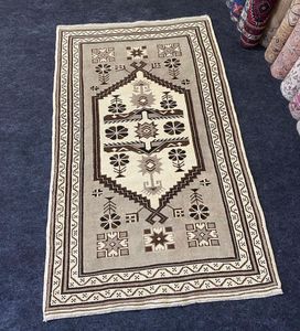 Alfombras Oushak de Pelo Corto con Patrón Geométrico Colorido, Hechas a Mano con Lana, Nudos Altos, Resistentes a las Manchas, Antideslizantes, Precio de Fábrica en India - Product Image 6
