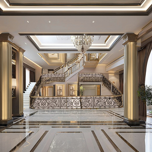 Barandilla de Escalera Moderna de Hierro Forjado, Diseño Personalizado, Balaustres Decorativos de Hierro Negro Forjado a Mano para Escaleras Interiores Elegantes - Product Image 2