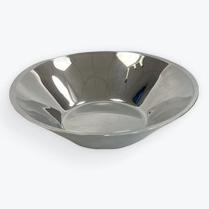 Elegant <b>Large</b> Aluminum Serving <b>Bowl</b> With Decorative Finish For Luxury Dining And Event Catering - Product Image 1