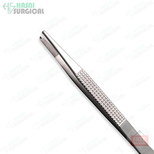 Pince à pansement médical dentaire en acier inoxydable de haute qualité de 18cm avec pince à épiler chirurgicale avec logo personnalisé - Product Image 6