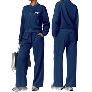OEM 2024 New Arrival Women's <b>Loose</b> Oversize Training <b>Yoga</b> <b>Pants</b> Sports Jogging New Solid Color Cotton Sweatpants for Women - Product Image 4
