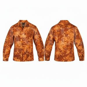 Chemise de camouflage à manches longues 100 % haute qualité, vêtement d'extérieur respirant et léger, veste de travail utilitaire avec motif personnalisé - Product Image 3