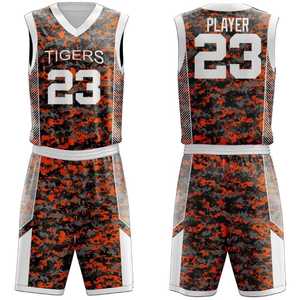 Uniforme de Baloncesto Personalizado con su Propio Equipo, Uniforme de Baloncesto de 2 Piezas Reversible, Precio Económico, Venta en Línea - Product Image 4