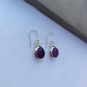 Gemstone <b>Earring</b>, Pear Shape Gemstone <b>Earring</b>, 925 Sterling Silver <b>Earring</b>, Christmas Gifts For Girlfriend - Product Image 4