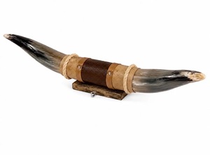 Juego de Cuernos de Toro Montados, Ecológicos, Hechos a Mano, Rústicos, Modernos, con Diseño Animal, Cuernos Pulidos, Decoración del Hogar Estilo Western, Pascua - Product Image 5