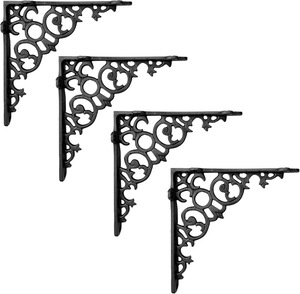 Unicorn Handicrafts Premium Quality Cast Iron Vintage Style Single Tier Wall Bracket Decorative Floating <b>Shelf</b> - Product Image 6