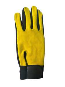 CHAMPION INDUSTRY Gants d'équitation jaunes pour hommes à doigts entiers |   Sangle en cuir PU Amara personnalisée avec fermeture auto-agrippante - Product Image 6