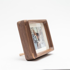 Minimalist Wooden Photo <b>Frame</b> Rectangle Handmade Tabletop Horizontal Orientation - Product Image 1