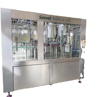Machine de remplissage de boissons lactées probiotiques biologiques, ligne d'embouteillage aseptique du lait