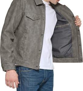 Chaqueta Varsity de Lona Personalizada para Hombre, Impermeable, Resistente al Viento, Transpirable, con Múltiples Bolsillos y Opciones Personalizadas - Product Image 5