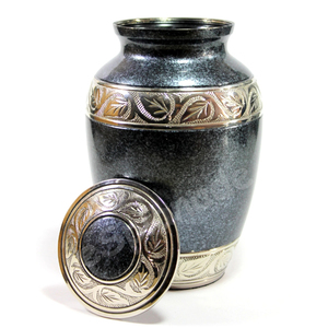 Best Selling <b>Aluminum</b> Silver Adult Cremation Urns New Design American Style Modern Funeral Burial Memorial Urns for Ashes - Product Image 4