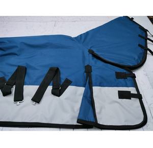 Couverture d'hiver pour cheval de haute qualité, 600 deniers, ripstop, orange, imperméable, respirante, tissu de pluie, doublure en maille, fabricant indien - Product Image 1