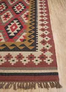 Tapis kilim en jute et laine, légers et pliables, tissés à la main, pour salon, chambre et bureau - Product Image 3