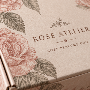 Caja de Embalaje de Cartón Corrugado Impresa Personalizada para Perfume ROSE Duo - Product Image 3