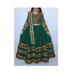 Nuevo Vestido Afgano Tradicional para Mujer, Modelo 2026, Elegante Vestido Morado de Manga Larga para Mujer, en Venta - Product Image 1