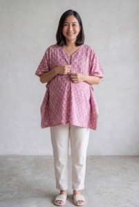 Top Kaftan de Maternidad para Mujeres Embarazadas, Camisa Kaftan de Maternidad, Top de Embarazo - Product Image 1