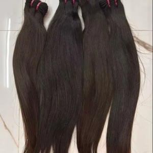 Cabello Indio Virgen Más Vendido, Extensiones de Cabello Natural Ondulado de Templo Indio, Paquetes de Cabello Indio Virgen a Precio Mayorista - Product Image 1