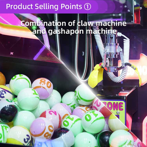 Máquina recreativa de garras Space Tickets, operada con monedas, equipo de entretenimiento, máquina combinada de redención de billetes de lotería y bolas Gashapon - Product Image 4