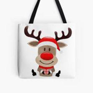 Top Quality Customized <b>Christmas</b> tote Bag Custom Silk Item Style Pattern Letter Promotion <b>China</b> - Product Image 3