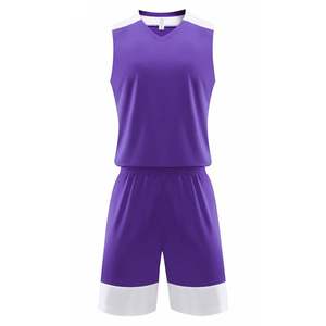 Tenues de basket-ball de haute qualité, fabriquées en usine, au meilleur prix, nouveau design, 100% polyester, séchage rapide, personnalisables, vêtements de sport d'été - Product Image 3