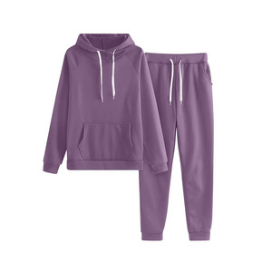 Women & Men Jogger Outfit <b>Matching</b> Sweat Suits <b>Long</b> Sleeve Hooded Sweatshirt and Sweatpants 2 Piece Lounge Sets tracksuit - Product Image 6