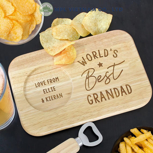 Bandejas de Bambú Personalizadas con Diseño de Plantas, Ecológicas, Aptas para Lavavajillas, para Servir Té y Galletas en Fiestas - Product Image 5