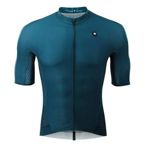 Maillot de cyclisme personnalisé à manches courtes pour homme, respirant, anti-humidité, coupe ajustée, pour vélo de route, sublimation vierge - Product Image 5