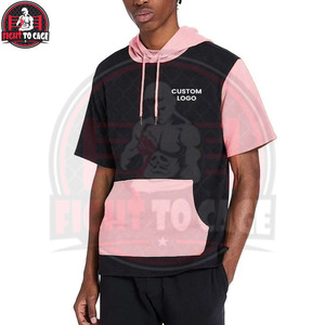 Sweat à capuche surdimensionné pour homme, logo personnalisé, manches régulières, écologique, respirant, streetwear d'automne, polyester/coton de haute qualité - Product Image 4