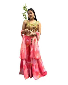 Hot Bán thiết kế Bridal lehnga choli thêu làm việc mua từ chì Nhà cung cấp từ Ấn Độ nhà sản xuất