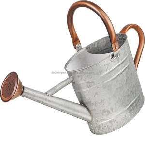 Conçu pour une utilisation intérieure et extérieure. Il présente un style campagne décoratif, un bec amovible pour un arrosage réglable - Product Image 2