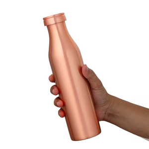 Premium Quality Handmade Copper Water <b>Bottle</b> with Leak Proof Cap From Uttar Pradesh for Healthy Living Eco Friendly Drinking - Product Image 3