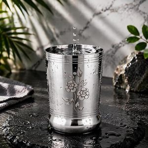 Vasos Elegantes y Modernos de Acero Inoxidable, Ecológicos y de Primera Calidad para Agua, Jugo, Té, Uso Diario, Aptos para Microondas y Lavavajillas - Product Image 3