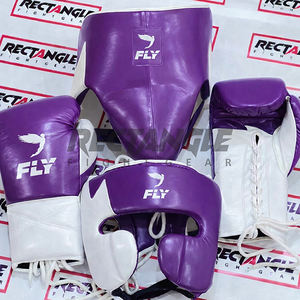Ensemble de boxe Fly de haute qualité en gros, kit de boxe Fly professionnel en cuir véritable, ensemble de sparring Fly personnalisé - Product Image 1