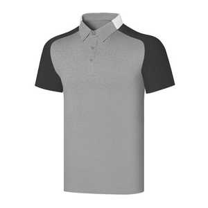 เสื้อโปโลผู้ชายผ้าฝ้ายแขนสั้นทรงปกติ คุณภาพดี รับผลิตตามแบบ OEM พร้อมสกรีนโลโก้และปรับขนาดได้ - Product Image 1