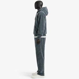 Trajes Deportivos de Hombre de la Mejor Calidad, 100% Algodón, Personalizados, de Felpa, Lisos, para Correr, Talla Grande - Product Image 5